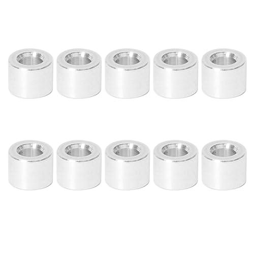 アルミ スペーサー 10個 M2 内径2.1mm×外径4mm×長さ3 mm ネジスタンドオフブッシン...