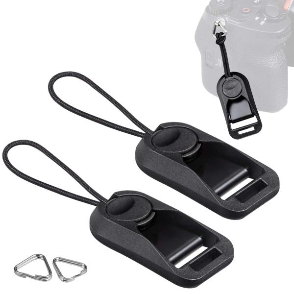 Yullmu 新型3層構造 アンカーリンクス カメラストラップ 三角リング付 耐荷重50kg 着脱簡...