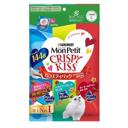 モンプチ クリスピーキッス 猫用おやつ バラエティパック グレイビーソース＆厳選グルメセレクト １４...