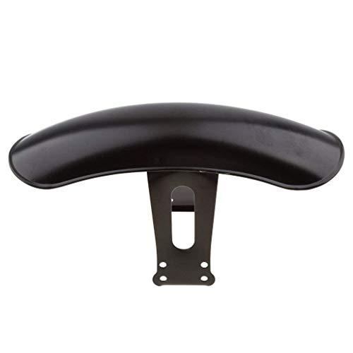 Karun for CG125 ステンレス鋼の前部フェンダー/マッドガード/マッドガード ブラック