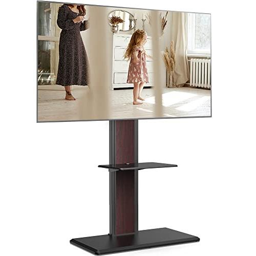 FITUEYES テレビスタンド 32-65インチテレビ対応 壁寄せ テレビ台 背面収納付 高さ角度...
