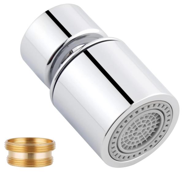 蛇口シャワー 泡沫器 ヘッド 流し切替シャワー 首振り式 2段階切替 泡沫器 霧器 蛇口変換器 36...