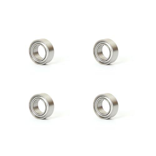 ミニチュアベアリング 7mm×4mm×2.5mm ミニベアリング ボールベアリング 両面メタルシール...
