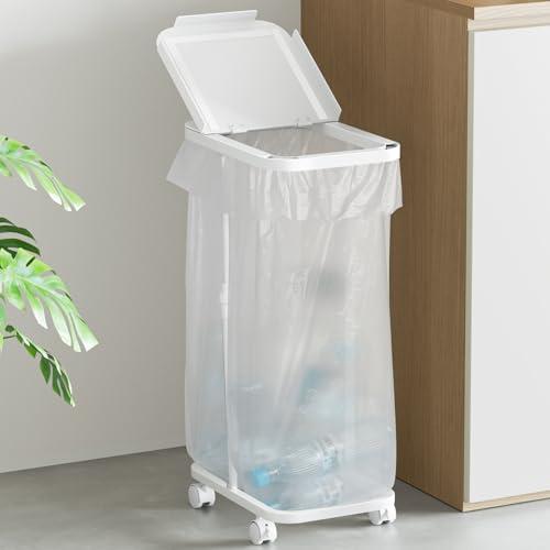 TTWO ゴミ袋ホルダー 20L〜90L対応 高さ伸縮可 ゴミ箱 蓋付き におい遮断 分別ゴミ箱 塵...