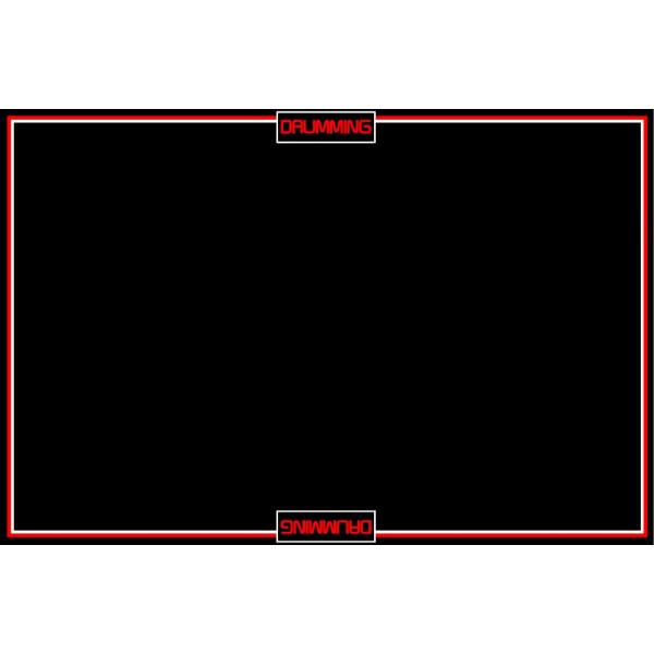 Aucuda ドラムマット 防振マット電子ドラム セット ラグ 軽量 ピアノ 防音マット 入門 子供...