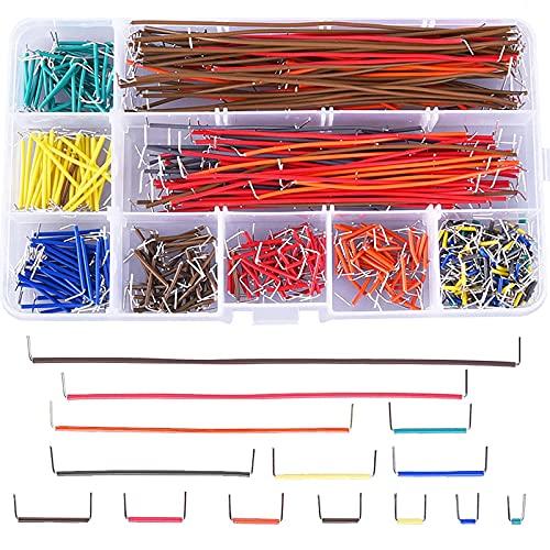 RUIZHI 840個の成形済みブレッドボードジャンパーワイヤーキットブレッドボードプロトタイピング...