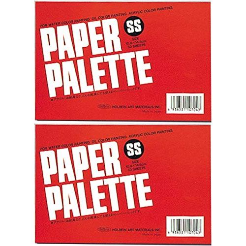 ホルベイン ペーパー パレット SSサイズ×2冊セット ミニシール付き