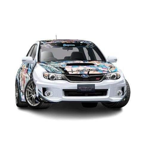 青島文化教材社 1/24 痛車シリーズ No.2 ラブライブサンシャイン スバル GRB インプレッ...