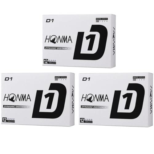 本間ゴルフ HONMA ボール D1 ボール 3ダースセット 3ダース36個入り ホワイト