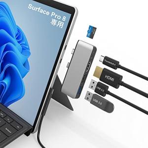 Surface Pro 8 USB ハブ USB-C Thunerbolt 4  + 4K HDMIポート +