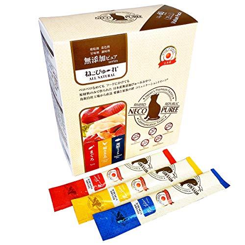 無添加ピュア 日本産 猫用おやつ ねこぴゅーれ PureValue5 バラエティボックス 60本入 ...