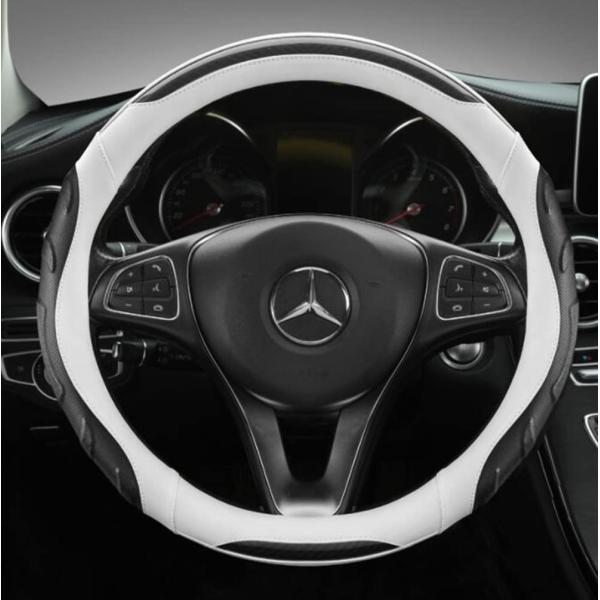 SEKIDAR ハンドルカバー 軽自動車 車用 ステアイングカバー O型 38cm カーアクセサリ ...