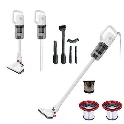 KEROMEE 掃除機 コード式 19000Pa 強力吸引 ポールフーバー &amp; ハンディ掃除機 2W...