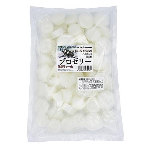 KBファーム バナナ風味 プロゼリー18g 70個入り 高たんぱく カブトムシ・クワガタ用