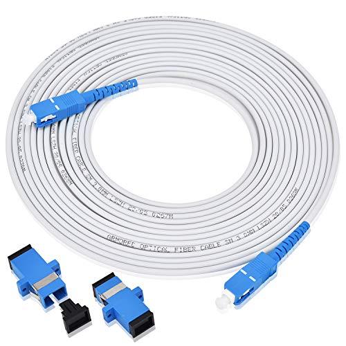 【互換品】 LCYOUTH曲げに強 耐圧 宅内光配線コード 光ファイバーケーブル 延長 ケーブル S...