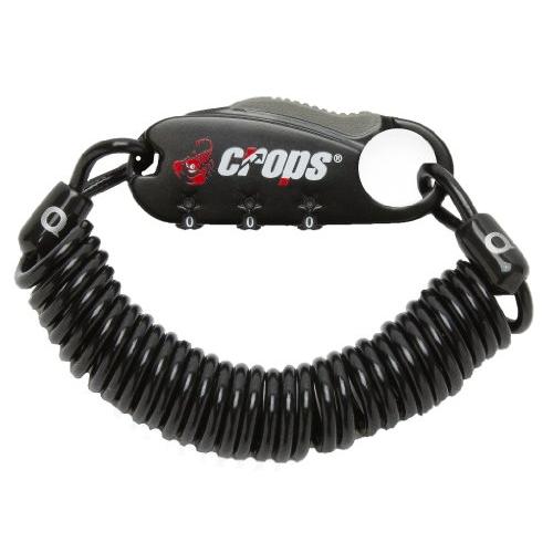 クロップスcrops コンパクトワイヤーロック Q3 | 3mm×1800mm 3桁ダイヤル CP-...