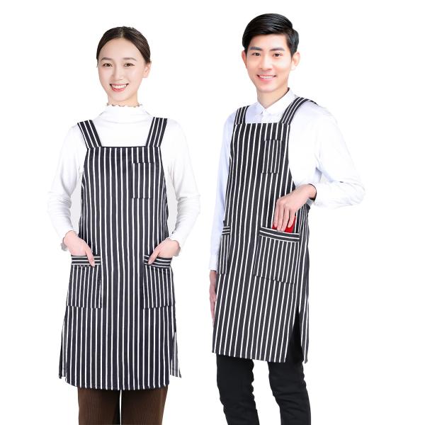 Poweforest エプロン H型M~LL 調節可能 動きやすい おしゃれ シンプル 無地 カフェ...