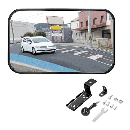 エーモンamon ガレージミラー曲面率2000R 角 約370×220mm 6953