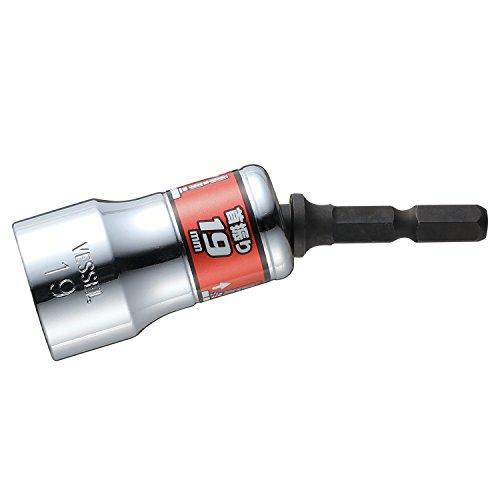 ベッセルVESSEL 剛鍛首振りショートソケット 対辺19 コンパクトサイズのユニバーサルソケット ...