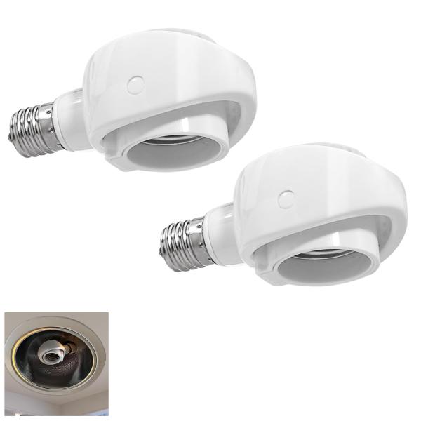 Aiwode，E17→E26変換ソケット 可動，角度の可変式ソケット，E26 LED電球専用，斜め付...