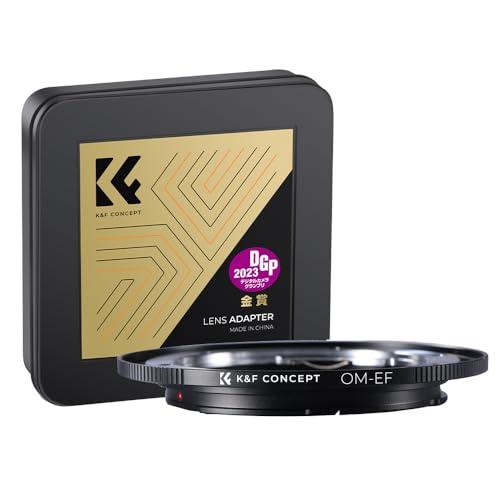 K&amp;F CONCEPT マウントアダプター OM-EOS オリンパス対応 Olympus対応 OMマ...