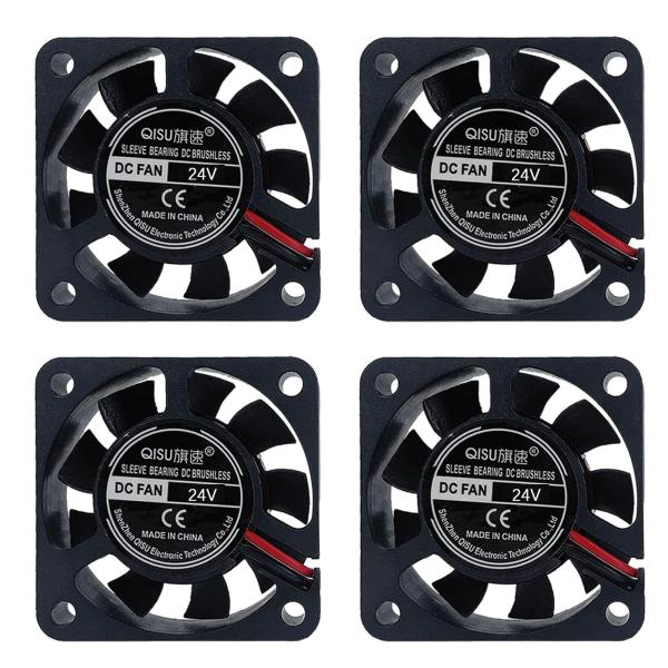 PENGLIN 4PCS 冷却ファン 4010 24V スリーブベアリング ファン 3Dプリンタファ...