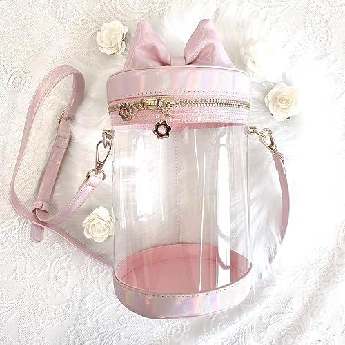 ジートリガーG triger 猫耳風リボン付きぬいバッグ ぬいポーチ 収納 見せバッグ ショルダーバ...