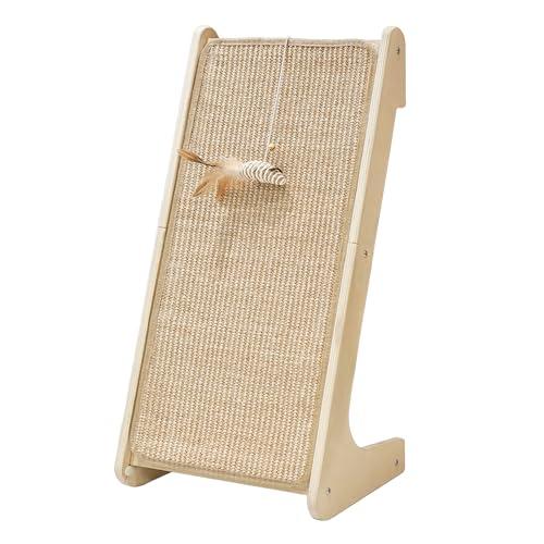 PETKARAY 猫 爪研ぎ 猫 爪とぎベッド 猫 つめとぎ サイザル爪とぎ 猫用L字型スクラッチャ...