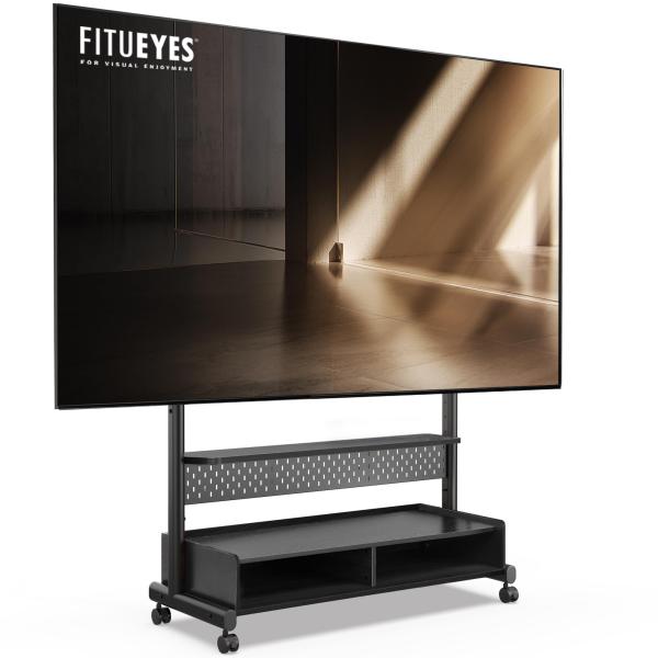 FITUEYES テレビスタンド Kシリーズ テレビ台 マウント付き 移動式 60〜100インチ 大...