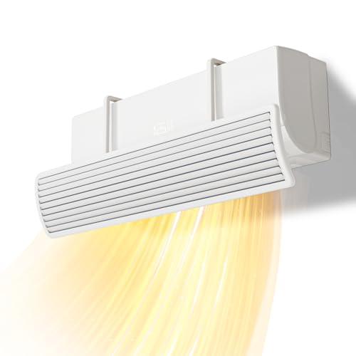 エアコン かぜよけ カバー 家庭用 - 風よけ・風除け・クーラー対応 伸縮式 壁掛けタイプ 90cm...