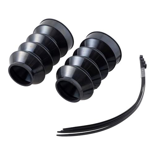 キジマKijima バイクパーツ フロントフォークブーツ 120mm 上39φ/下62φ ショート ...