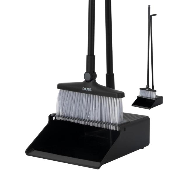 DARISHM ほうき ちりとり セット自立式 箒 塵取り 収納便利 室内 屋外 ベランダ 玄関 掃...