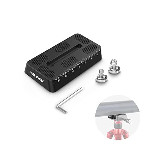 NEEWER 3.15/80mmレールバー Vixenスタイルダブテールプレート 金属製 マウントプ...