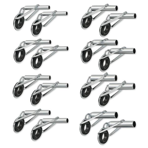 トップガイド ロッドガイド ステンレス 釣り竿 穂先 選べる16点セット 8# 1.8~3.2mm ...