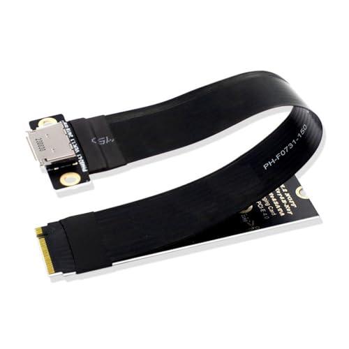 【互換品】 CY 2280 NGFF PCI-E4.0 M.2 M-キーからOculink SFF-...