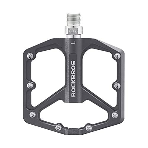 ROCKBROSロックブロス自転車ペダル 軽量 フラットペダル アルミ合金 ロードバイク/クロスバイ...