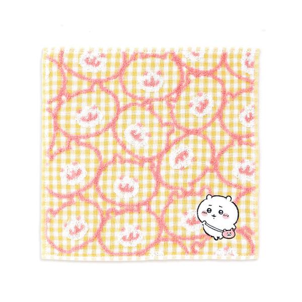ちいかわ chiikawa ポシェット タオルハンカチ イエロー ガーゼパイル 可愛い 41-107...