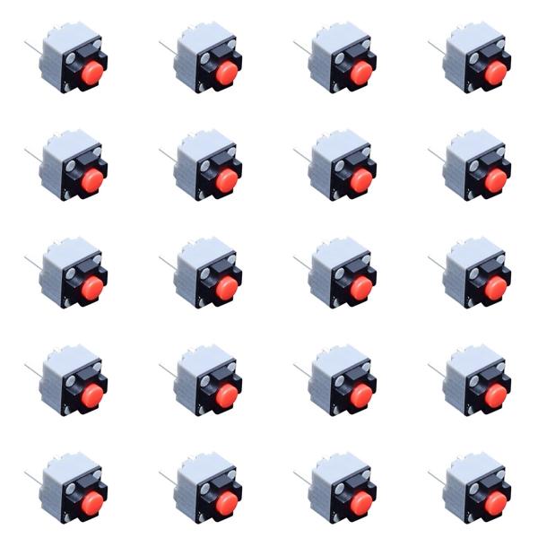 GOODCHI ミュートマイクロスイッチ 触覚プッシュボタン 安定した性能 小型スイッチ マウスボタ...