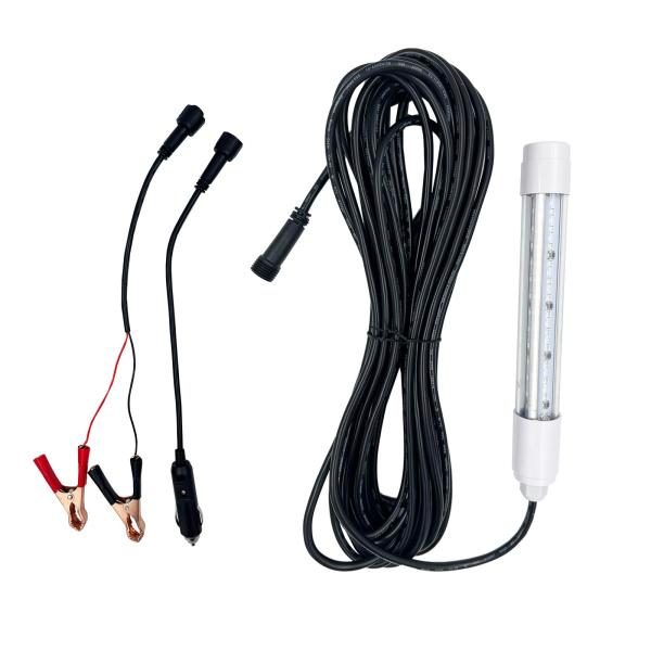 LED集魚灯 水中集魚ライト 夜釣り 海釣り 夜焚き 夜間釣り 高輝度LEDライト 20W 1800...