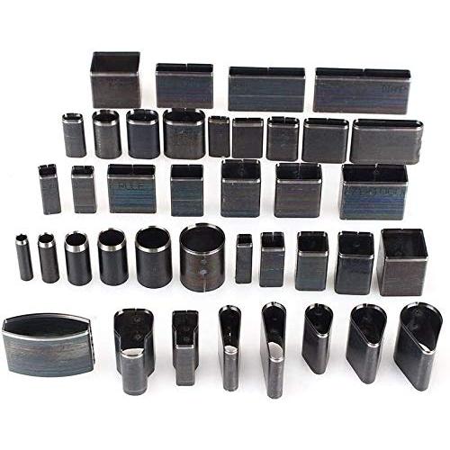 ZOYUBS レザークラフト 型抜き ポンチ 工具 スマホ タブレット ケース 用 型抜き ポンチ ...