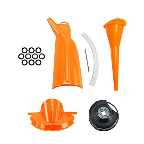 HDBUBALUS オイル 交換漏斗 ファンネル フィルターレンチ Oリング ハーレー ツーリング ...