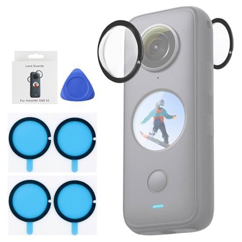 保護カバー insta360 one x2 対応、レンズキャップ インスタ360 One X2アクシ...