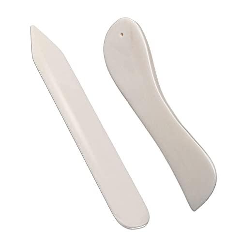 WUTA 100% 本物の骨フォルダー 折り目をつける道具 折り目 クラフト スコア 折り畳み 折り...