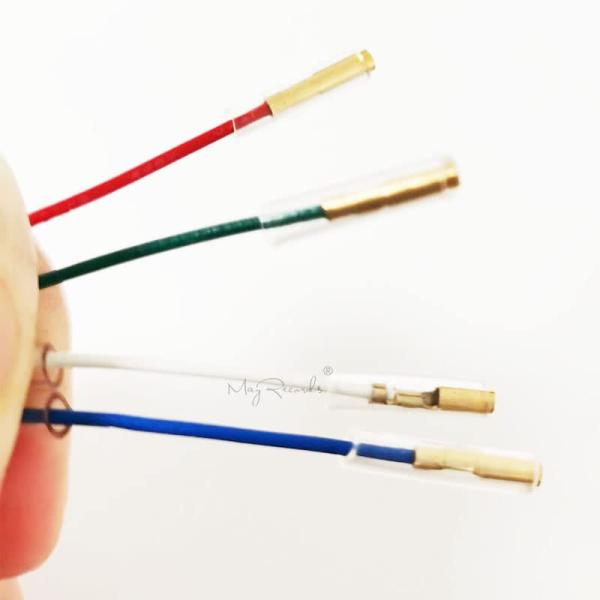 4本銅リード線 亜鉛合金 LP交換用 各種LPレコードプレーヤー適用