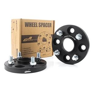 GAsupply 鍛造ワイドトレッドスペーサー PCD100 4H 内径54.1 M12XP1.25 厚さ15mm ワイトレハブリング一体 マッ｜solvertex