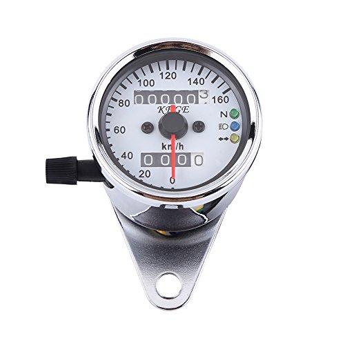 VGEBY1 LED ミニ スピードメーター インジケーター 機械式 バイク用 汎用 12V バック...