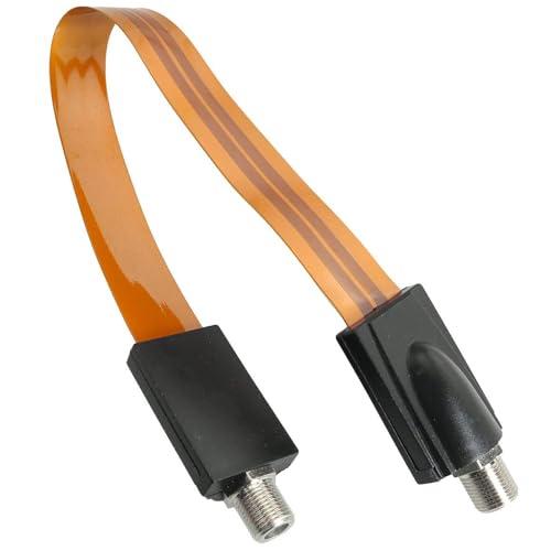 フラット アンテナ ケーブル 隙間ケーブル 室内引込用 同軸アンテナケーブル 26.5cm 延長コー...