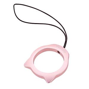 Chivving ストラップ スマホ ストラップ リング おしゃれ 落下防止 携帯 内径23mm スマホ本体にマッチしやすいアルミ風デザイン (