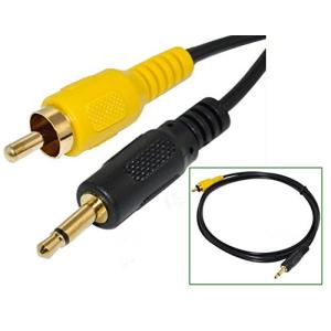 便利な変換ケーブル＃23 by WYVERN AUDIO  3.5 mm モノラル ⇔ RCA モノラル オス⇔オス 変換 AUX オーディオケ