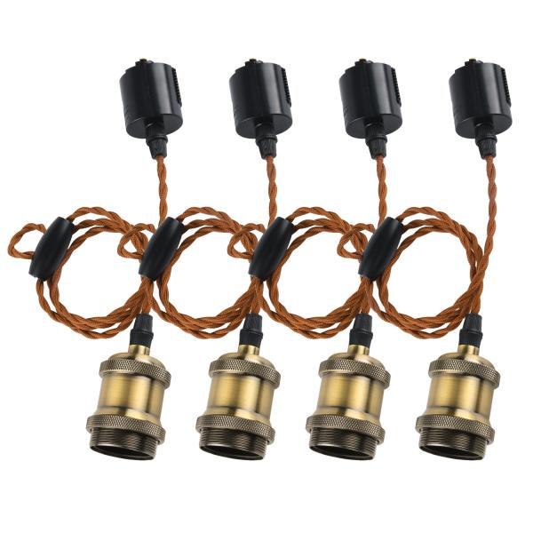 LVWIT ペンダントライト 電球ソケット E26口金 ペンダントソケット ダクトレール用ソケット ...